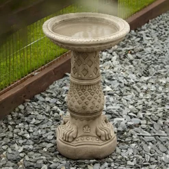 Statues & Sculptures Bird Baths-Lions Foot Design Stone Garden Birdbath