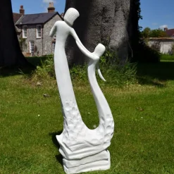 Statues & Sculptures Modern-Loving Mother Modern Poly Resin Garden Statue