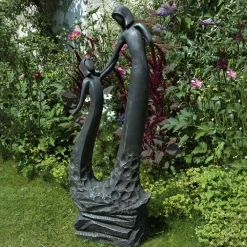 Statues & Sculptures Modern-Loving Mother Modern Poly Resin Garden Statue