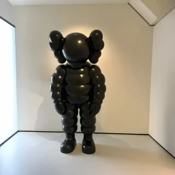 Statues & Sculptures Figurative|Floor Standing-Lucify Bounce 80cm Black Resin Indoor Sculpture v1