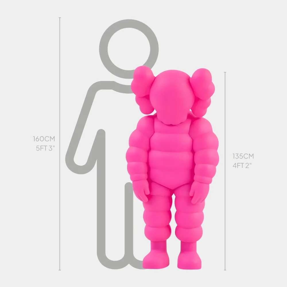 Statues & Sculptures Figurative|Floor Standing-Lucify Bounce 135cm Pink Resin Indoor Sculpture
