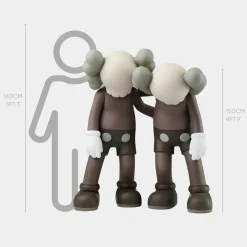 Statues & Sculptures Figurative|Floor Standing-Lucify Companions 150cm Brown Resin Indoor Sculpture