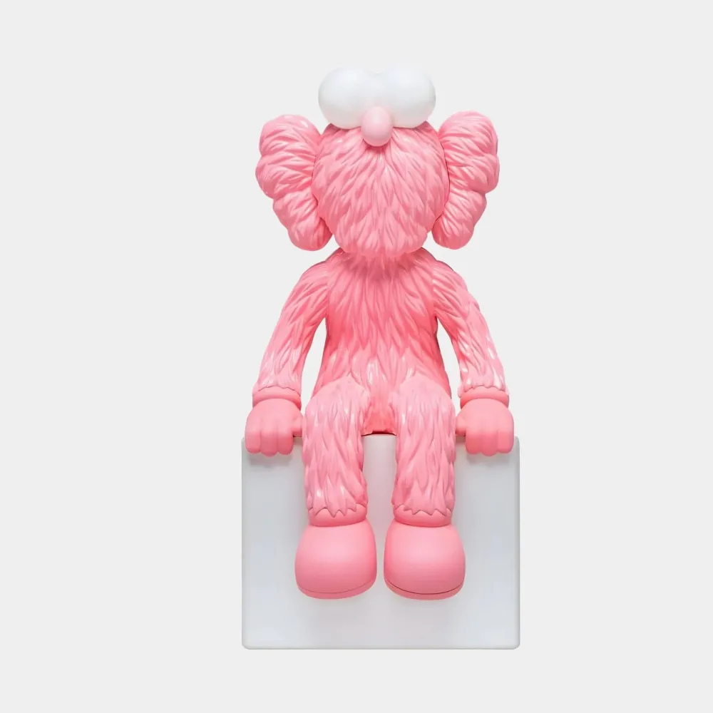 Statues & Sculptures Figurative|Floor Standing-Lucify Fuzz 70cm Pink Resin Indoor Sculpture