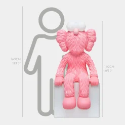 Statues & Sculptures Figurative|Floor Standing-Lucify Fuzz 140cm Pink Resin Indoor Sculpture