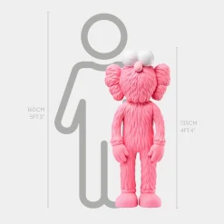 Statues & Sculptures Figurative|Floor Standing-Lucify Fuzz 135cm Pink Resin Indoor Sculpture
