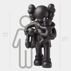 Statues & Sculptures Giant|Figurative-Lucify Go 200cm Black Resin Indoor Sculpture