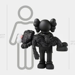 Statues & Sculptures Figurative|Floor Standing-Lucify Guardian 135cm Black Resin Indoor Sculpture