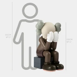 Statues & Sculptures Figurative|Floor Standing-Lucify Hide 130cm Brown Resin Indoor Sculpture