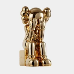 Statues & Sculptures Figurative|Floor Standing-Lucify Hide 70cm Gold Resin Indoor Sculpture