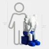 Statues & Sculptures Figurative|Floor Standing-Lucify Hide 130cm White Resin Indoor Sculpture