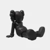 Statues & Sculptures Figurative|Floor Standing-Lucify Relax 85cm Black Resin Indoor Sculpture