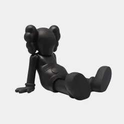 Statues & Sculptures Figurative|Floor Standing-Lucify Relax 85cm Black Resin Indoor Sculpture
