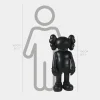 Statues & Sculptures Figurative|Floor Standing-Lucify Seek 100cm Black Resin Indoor Sculpture