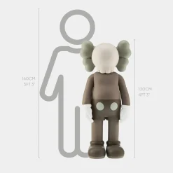 Statues & Sculptures Figurative|Floor Standing-Lucify Seek 130cm Brown Resin Indoor Sculpture
