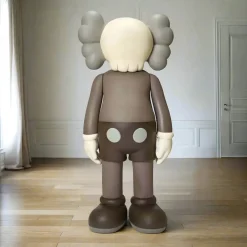 Statues & Sculptures Figurative|Floor Standing-Lucify Seek 100cm Brown Resin Indoor Sculpture