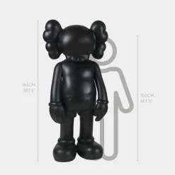 Statues & Sculptures Giant|Figurative-Lucify Seek 170cm Cosmic Black Resin Indoor Sculpture