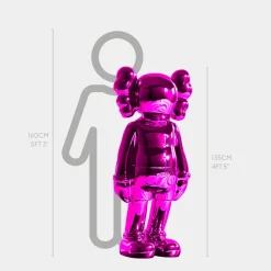Statues & Sculptures Figurative|Floor Standing-Lucify Seek 135cm Pink Resin Indoor Sculpture
