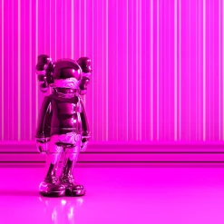 Statues & Sculptures Figurative|Floor Standing-Lucify Seek 135cm Pink Resin Indoor Sculpture