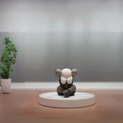 Statues & Sculptures Figurative|Floor Standing-Lucify Solace 92cm Brown Resin Indoor Sculpture