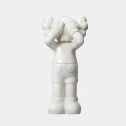 Statues & Sculptures Figurative|Floor Standing-Lucify Surprise 91cm White Resin Indoor Sculpture