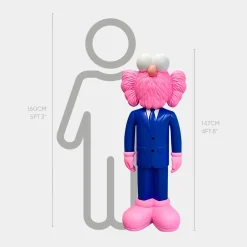 Statues & Sculptures Figurative|Floor Standing-Lucify Vogue 147cm Blue Resin Indoor Sculpture v2