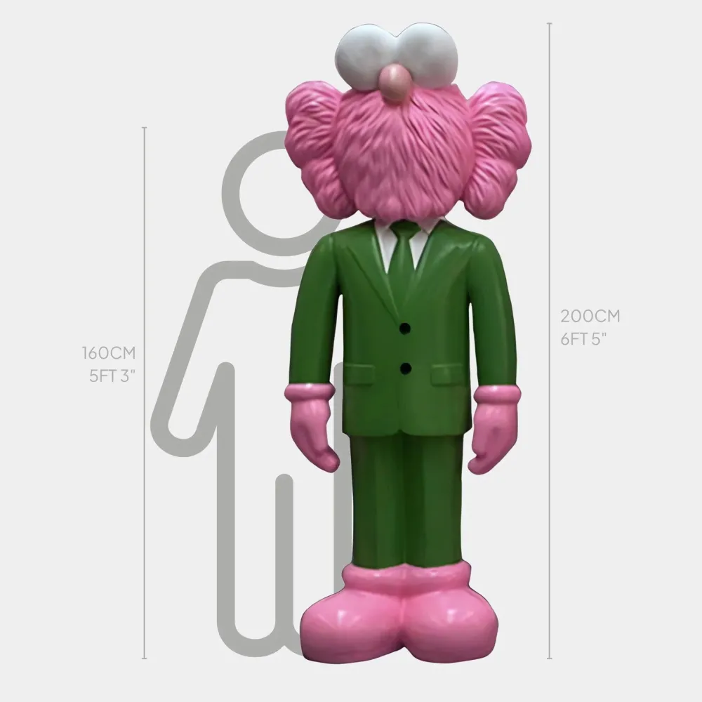 Statues & Sculptures Giant|Figurative-Lucify Vogue 200cm Green Resin Indoor Sculpture