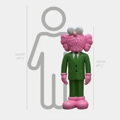 Statues & Sculptures Figurative|Floor Standing-Lucify Vogue 130cm Green Resin Indoor Sculpture