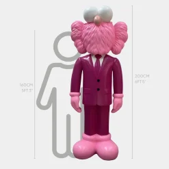 Statues & Sculptures Giant|Figurative-Lucify Vogue 200cm Magenta Resin Indoor Sculpture