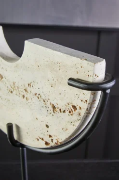 Statues & Sculptures Table Top|Abstract-Lunar Fragment 33cm Stone Indoor Sculpture