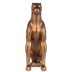 Statues & Sculptures Floor Standing|Animals-Majestic Panther 78cm Bronze Resin Indoor Sculpture