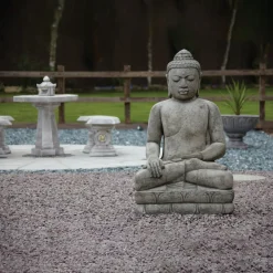 Statues & Sculptures Buddha-Mega Buddha Stone Garden Statue