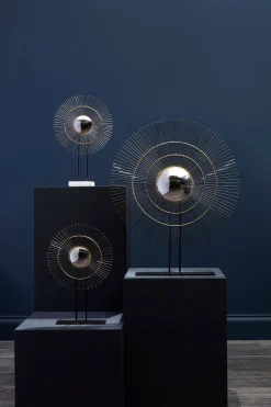 Statues & Sculptures Table Top|Abstract-Miranique 75cm Metal Indoor Sculpture