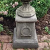 Statues & Sculptures Plinths & Pedestals-Modena 52 Column Stone Garden Pedestal