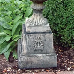 Statues & Sculptures Plinths & Pedestals-Modena 53 Column Stone Garden Pedestal