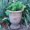 Statues & Sculptures Large|Round-Modena 35 Vase Stone Garden Planter
