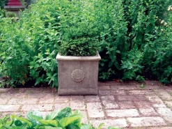 Statues & Sculptures Large|Square-Modena 10 Vase Stone Garden Planter