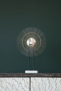 Statues & Sculptures Table Top|Abstract-Moonburst 44cm Metal Indoor Sculpture