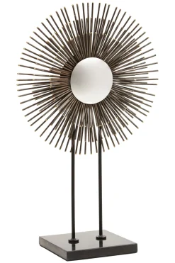 Statues & Sculptures Table Top|Abstract-Moonburst 49cm Metal Indoor Sculpture