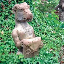 Statues & Sculptures Dragons-Mystical Dragon 87cm Stone Garden Statue