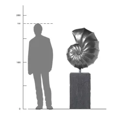 Statues & Sculptures Abstract|Contemporary-Nautical 173cm Resin Bronze Home & Garden Sculpture