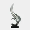 Statues & Sculptures Table Top|Floor Standing-Nexus Ignite 85cm Silver Metal Indoor Sculpture v4