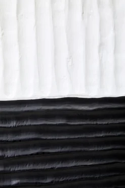 Statues & Sculptures Table Top|Abstract-Night & Day 41cm Black & White Wood Indoor Sculpture