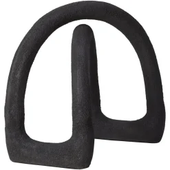 Statues & Sculptures Table Top|Abstract-Nightfall 21cm Black Metal Indoor Sculpture