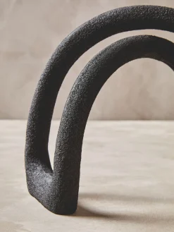 Statues & Sculptures Table Top|Abstract-Nightfall 21cm Black Metal Indoor Sculpture