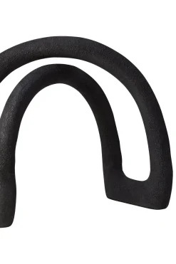 Statues & Sculptures Table Top|Abstract-Nightfall 21cm Black Metal Indoor Sculpture