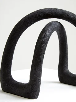 Statues & Sculptures Table Top|Abstract-Nightfall 21cm Black Metal Indoor Sculpture