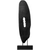 Statues & Sculptures Table Top|Abstract-Obsidian Essence 70cm Black Wood Indoor Sculpture