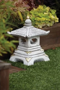 Statues & Sculptures Pagodas-One Tier Japanese Pagoda Stone Garden Ornament