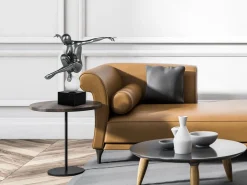 Statues & Sculptures Figurative|Table Top-Orbital Dance 45cm Anthracite Resin Indoor Sculpture