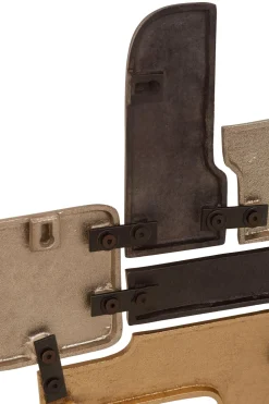 Statues & Sculptures Wall Art|Abstract-Organic Grid 40cm Metal Wall Sculpture